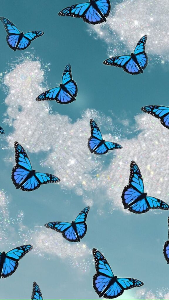 Blue Butterfly Aesthetic